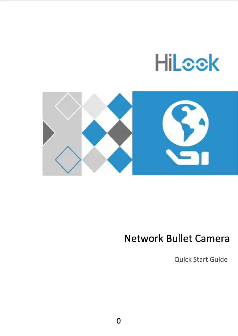 Page 1 de la notice Manuel utilisateur HiLook Network Bullet Camera