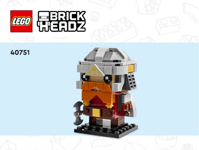Image de la première page du manuel de l'appareil Brickheadz 40751