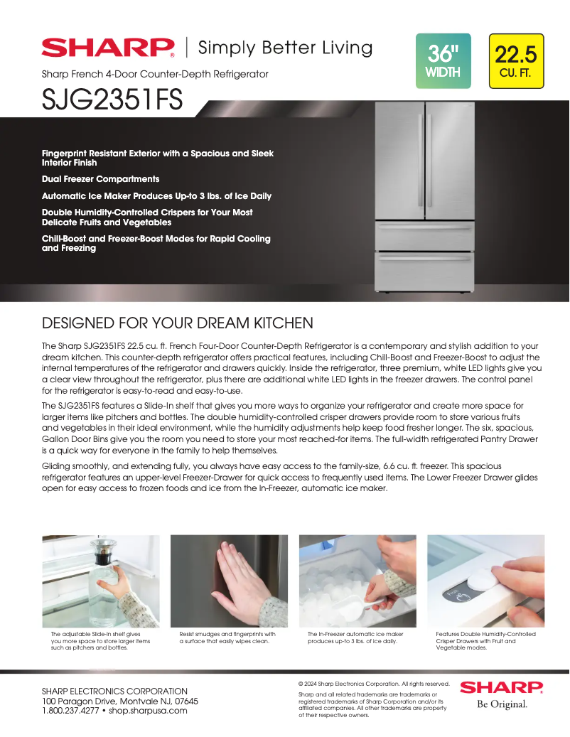 Page 1 de la notice Guide de démarrage rapide Sharp SDW6888JS