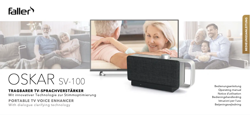 Page n°1 - Manuel utilisateur Faller OSKAR SV-100