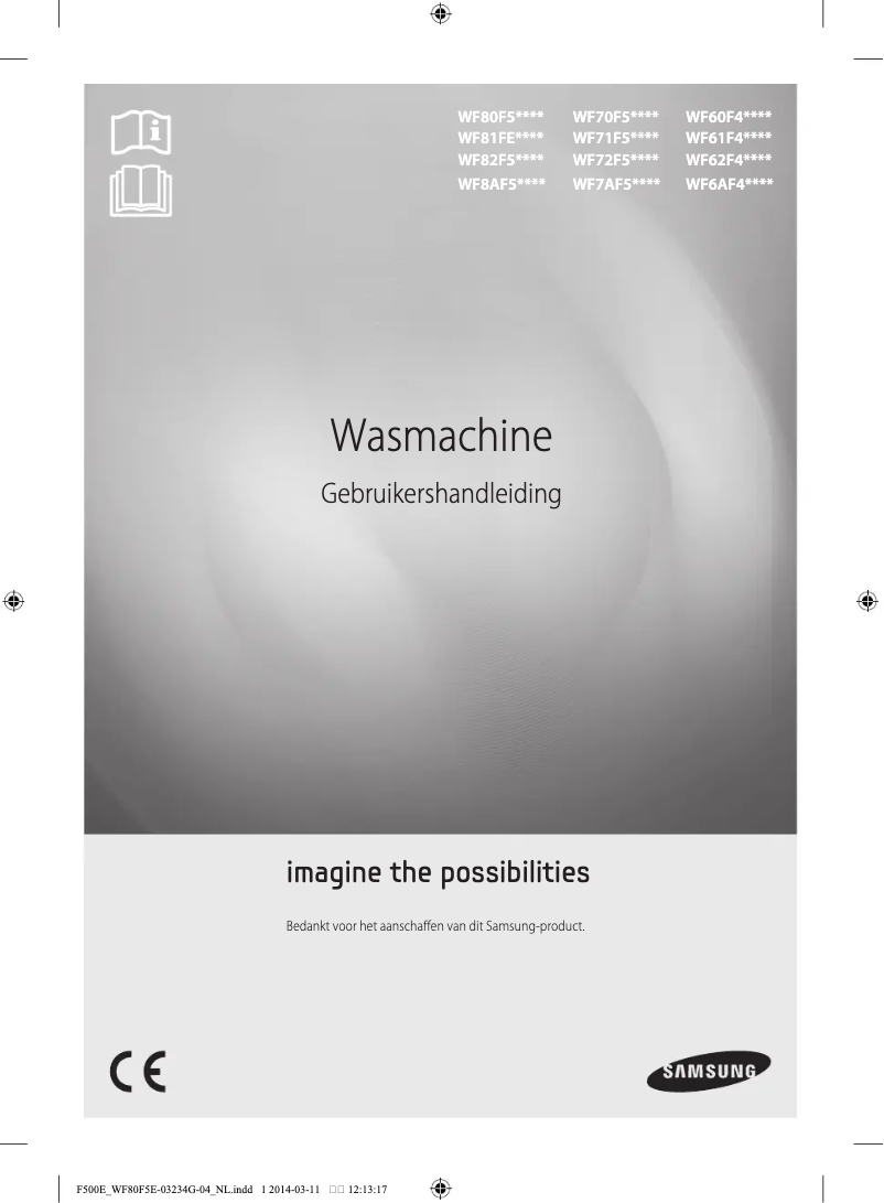 Page n°1 - Manuel utilisateur Samsung WF81FE