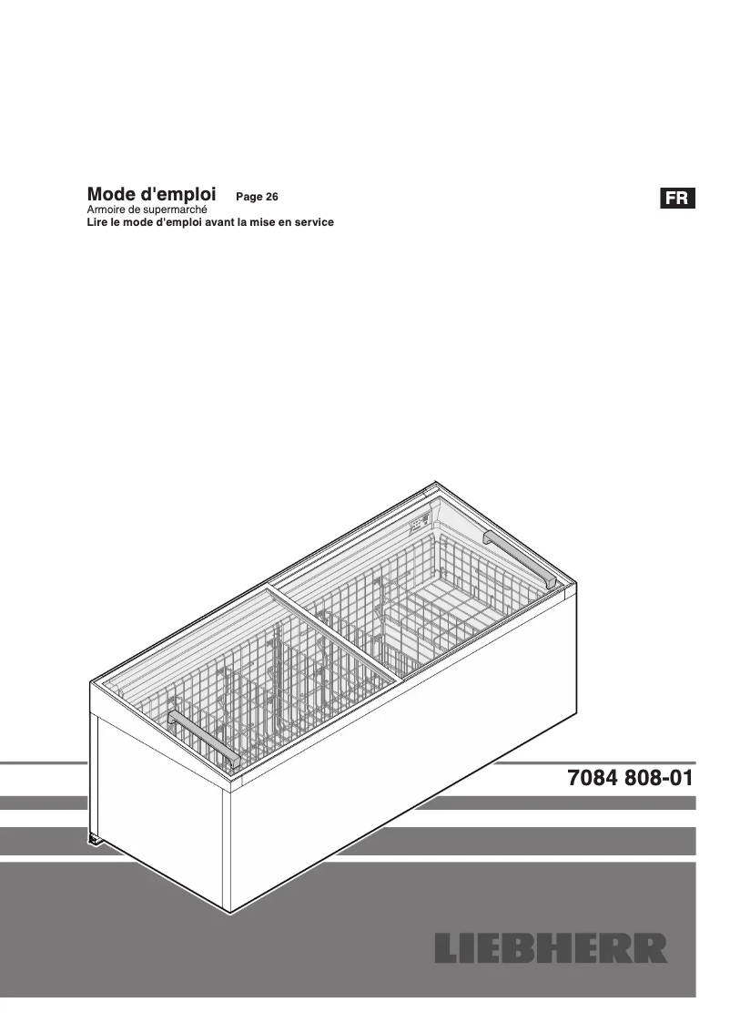 Page 1 de la notice Manuel utilisateur Liebherr STEs 772
