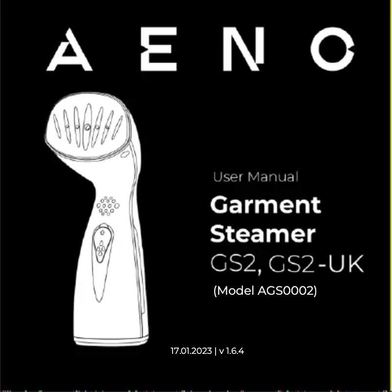 Page 1 de la notice Guide de démarrage rapide AENO GS2