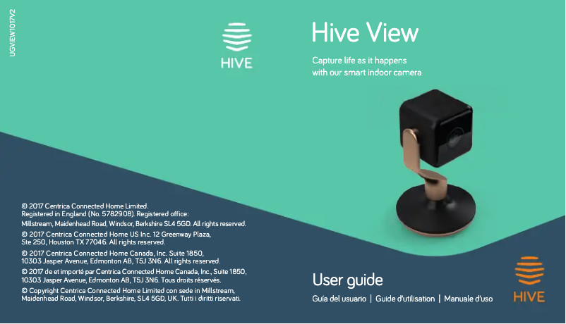 Image de la première page du manuel de l'appareil View