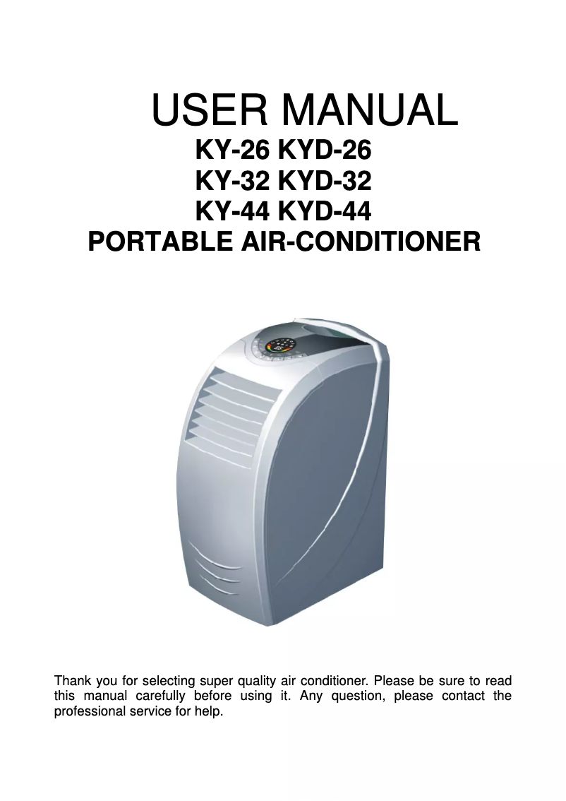 Page 1 de la notice Manuel utilisateur Climachill KYD44