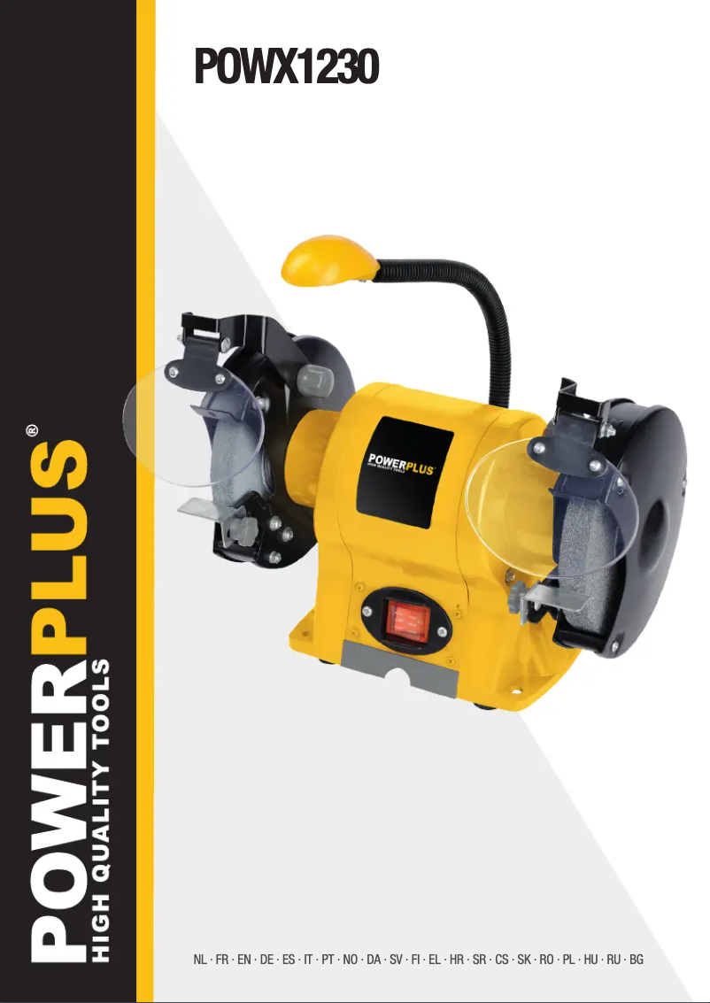 Page n°1 - Manuel utilisateur PowerPlus POWX1230