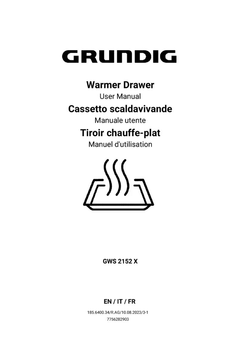 Image de la première page du manuel de l'appareil GWS 2152 X