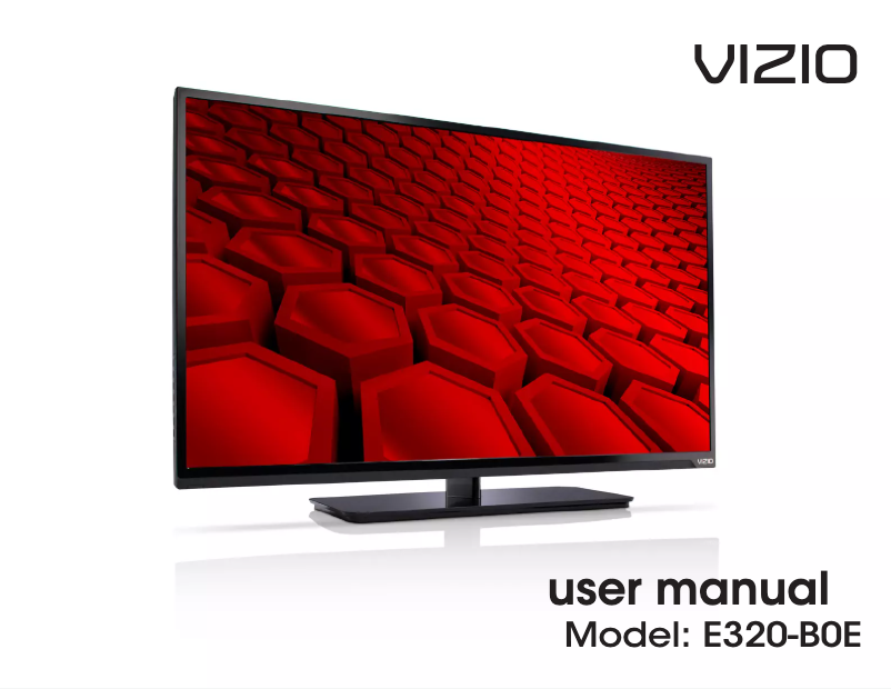 Page 1 de la notice Manuel utilisateur VIZIO E320-B0E
