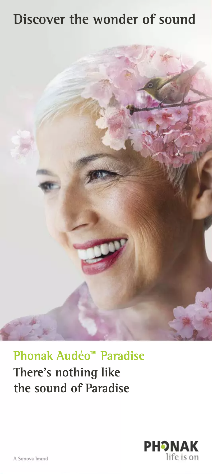 Page 1 de la notice Brochure Phonak Audéo Paradise