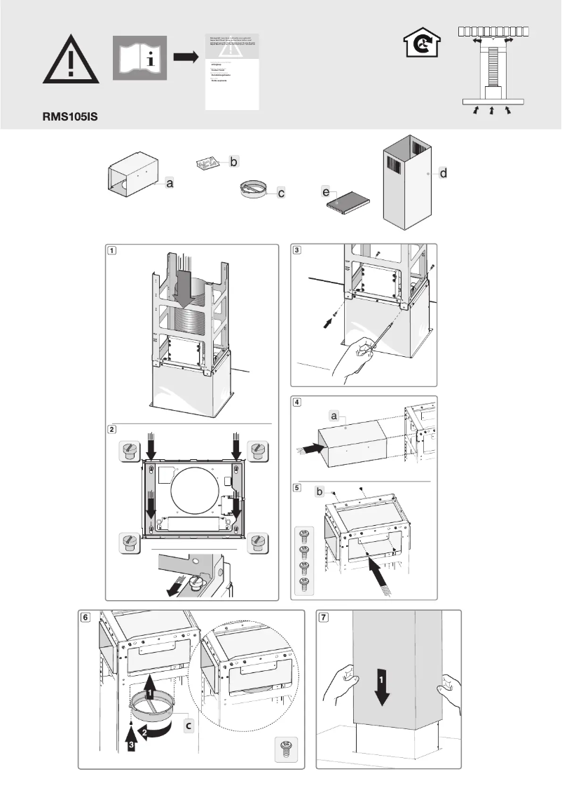 Page n°1 - Guide d'installation Atag ES1074MN
