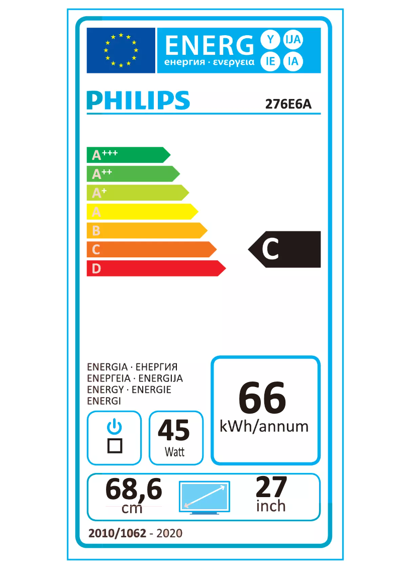 Imagen de la primera página del manual del dispositivo 276E6ADSS