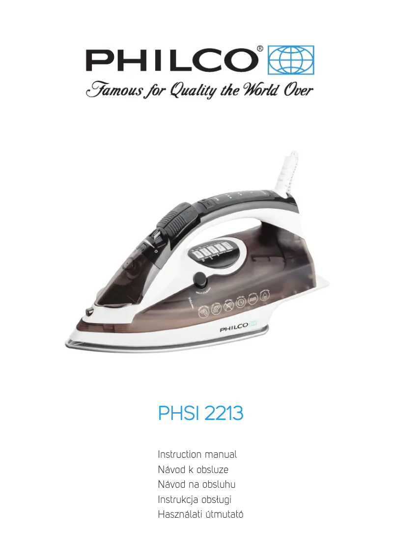 Image de la première page du manuel de l'appareil PHSI 2213