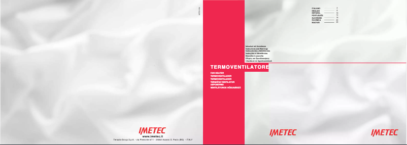 Page 1 de la notice Manuel utilisateur Imetec Living Air C1-100