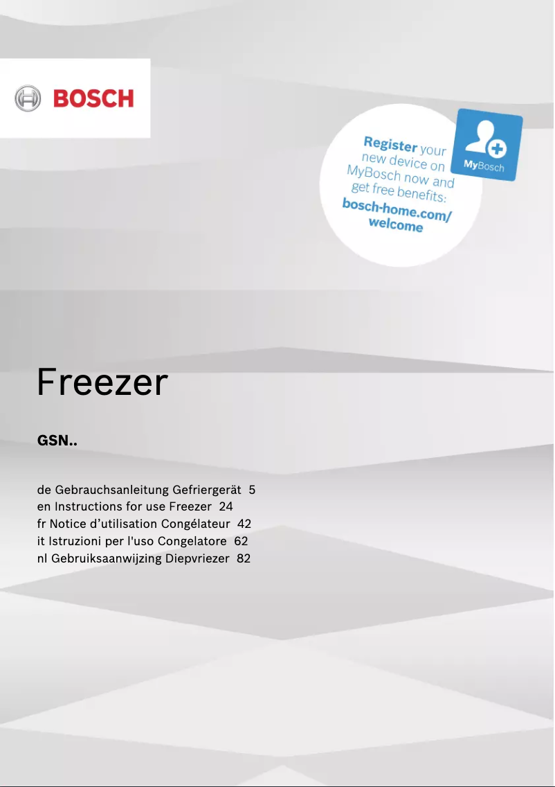 Imagen de la primera página del manual del dispositivo GSN54EWCV