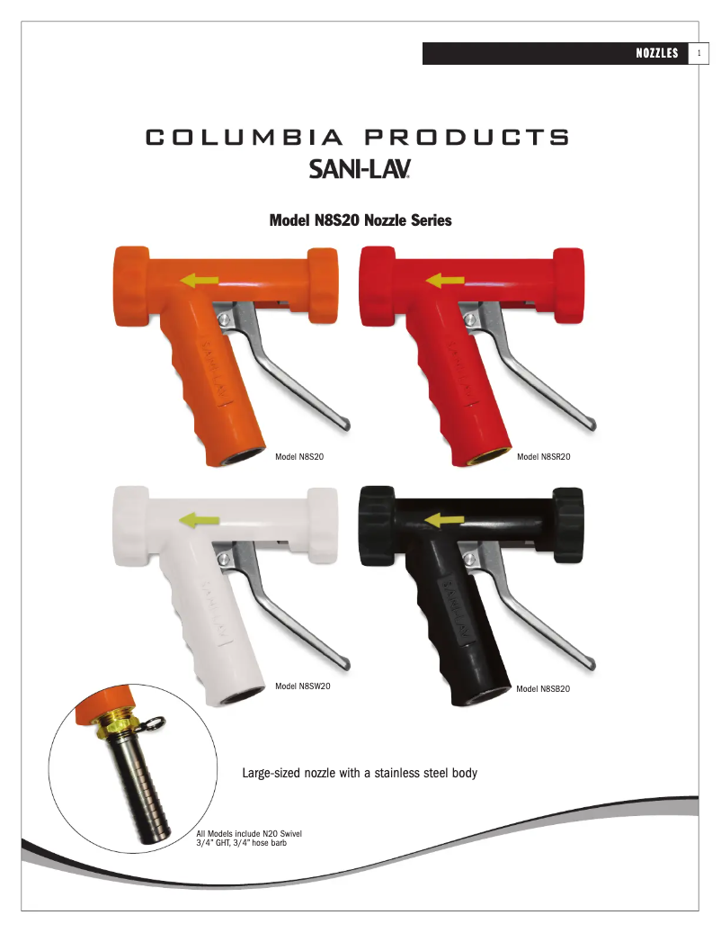 Image de la première page du manuel de l'appareil N8SR20