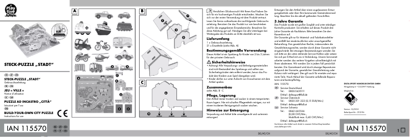 Página 1 del manual Manual de usuario Playtive IAN 115570