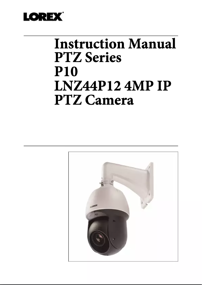 Página 1 del manual Manual de usuario Lorex LNZ44P12
