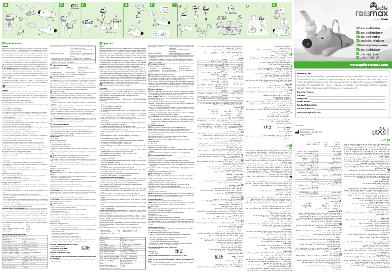 Image de la première page du manuel de l'appareil NI60