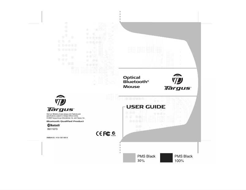 Page n°1 - Manuel utilisateur Targus AMB04US