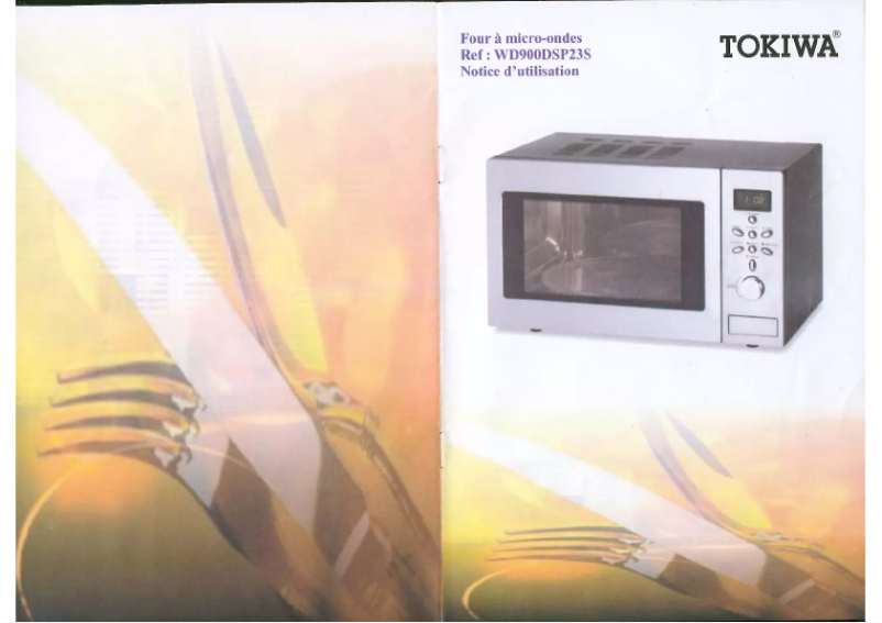 Page 1 de la notice Manuel utilisateur Tokiwa WD900DSP23S