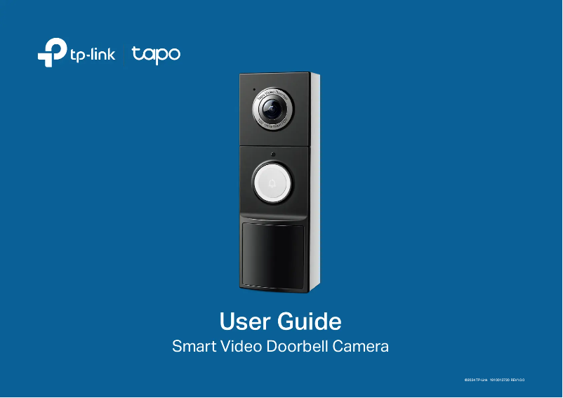 Page n°1 - Manuel utilisateur TP-Link Tapo TD25