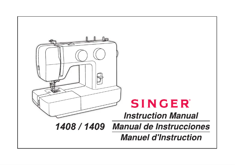 Page 1 de la notice Manuel utilisateur Singer 1408