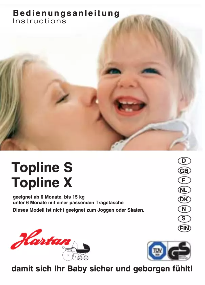 Page 1 of the manual User Manual Hartan Topline S