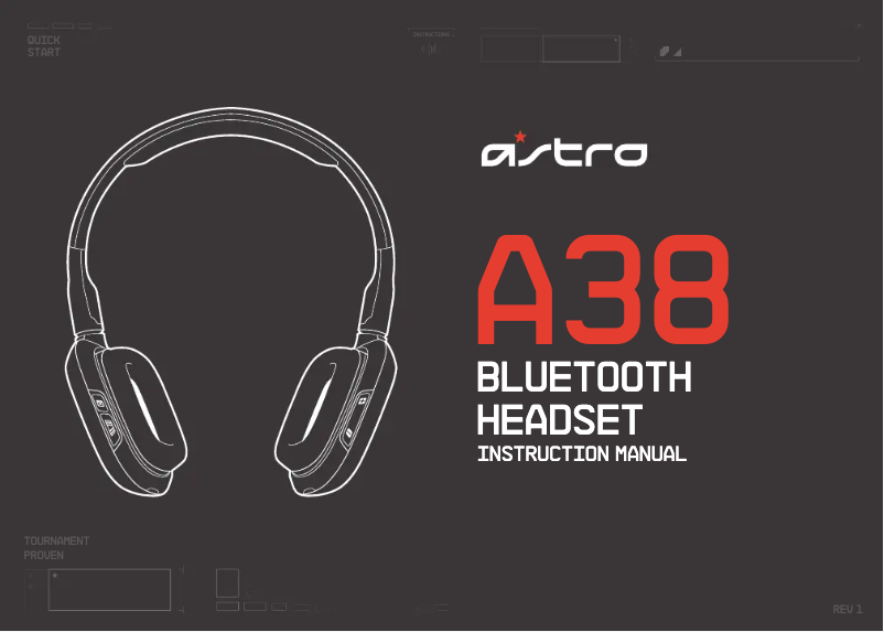 Page 1 de la notice Manuel utilisateur Astro A40 Gen 1