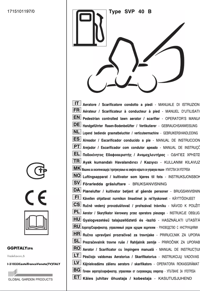 Image de la première page du manuel de l'appareil SVP 40 B