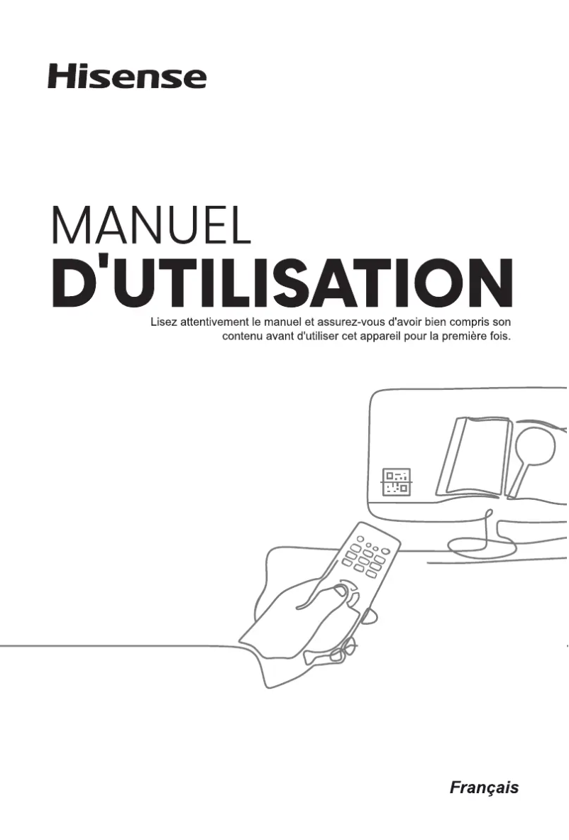 Page 1 de la notice Manuel utilisateur Hisense 58E61KT