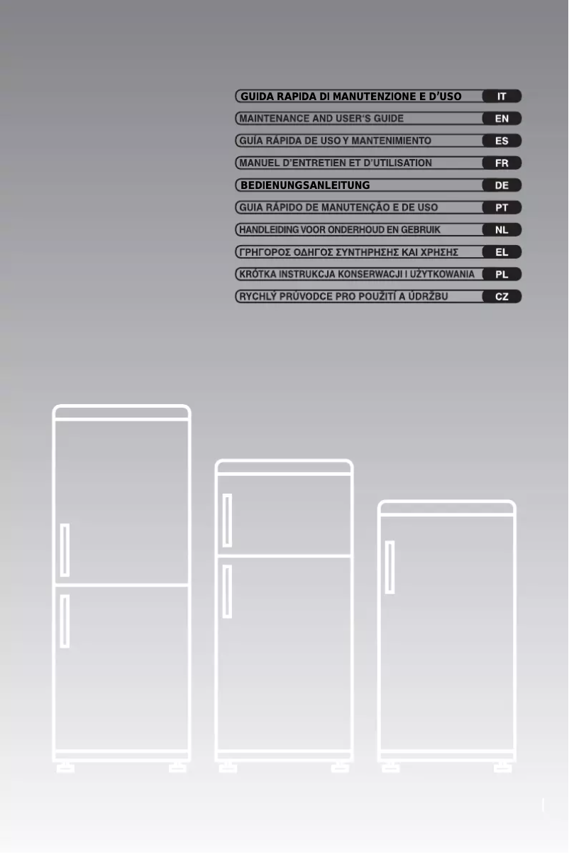 Page n°1 - Manuel utilisateur Candy CKCN6182IP/1