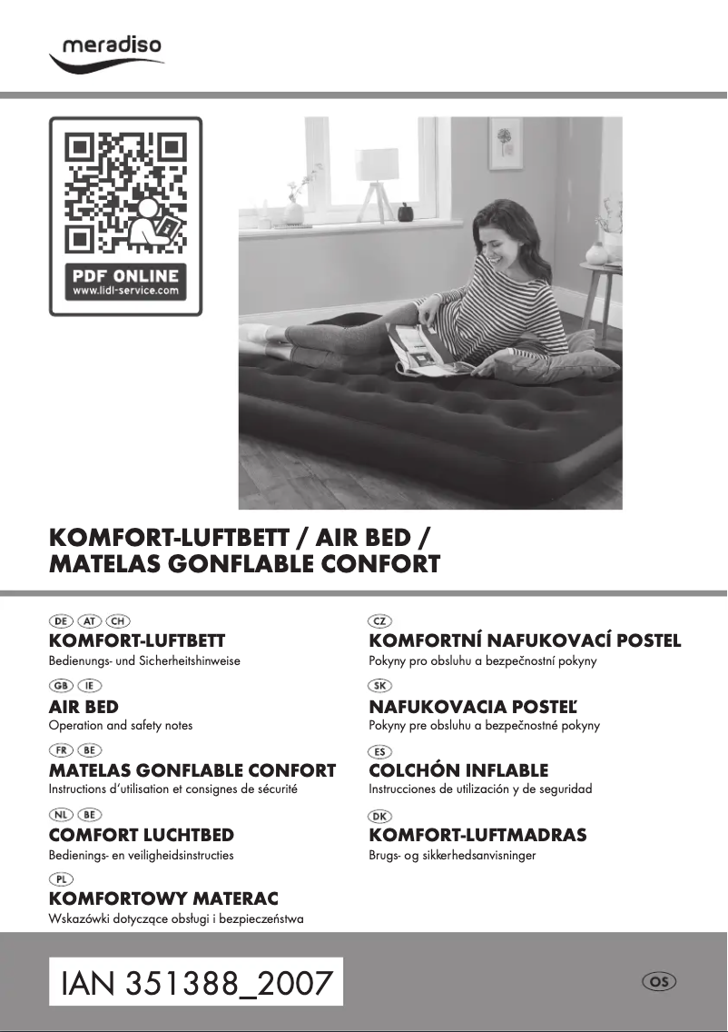 Image de la première page du manuel de l'appareil HG03540A