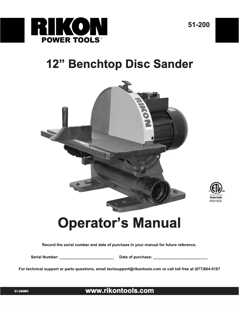Image de la première page du manuel de l'appareil 51-200