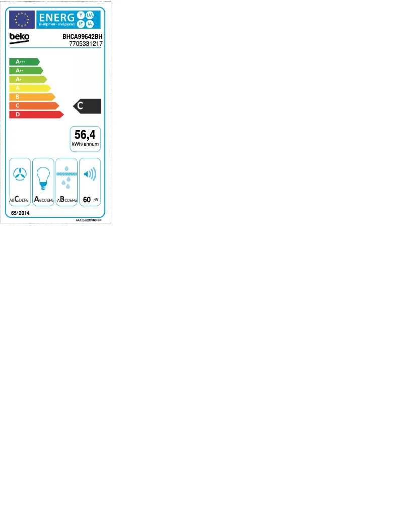 Image de la première page du manuel de l'appareil BHCA99642BH