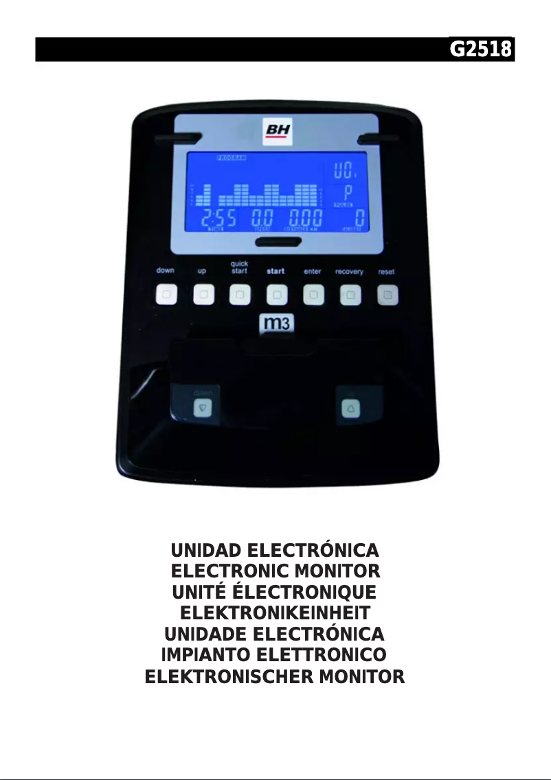 Page 1 de la notice Manuel utilisateur BH Fitness G2518W