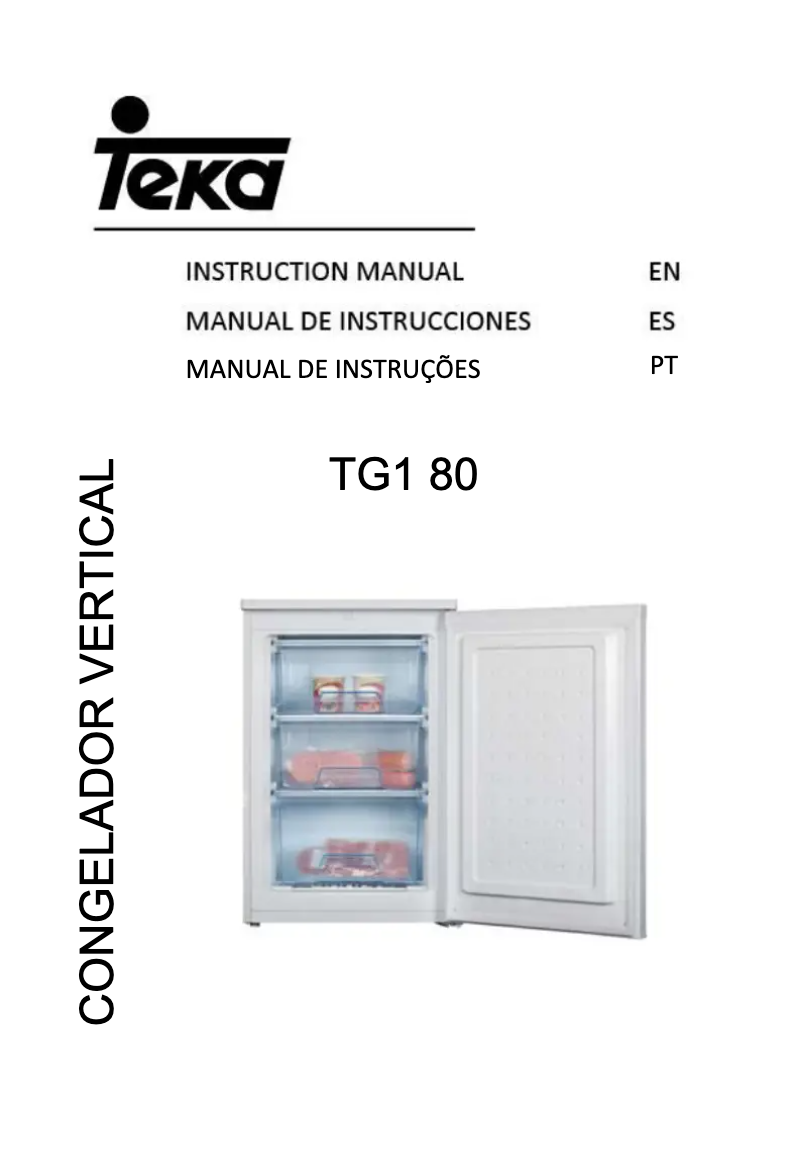 Image de la première page du manuel de l'appareil TG1 80