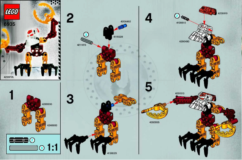 Página 1 del manual Manual de usuario Lego Bad Guy
