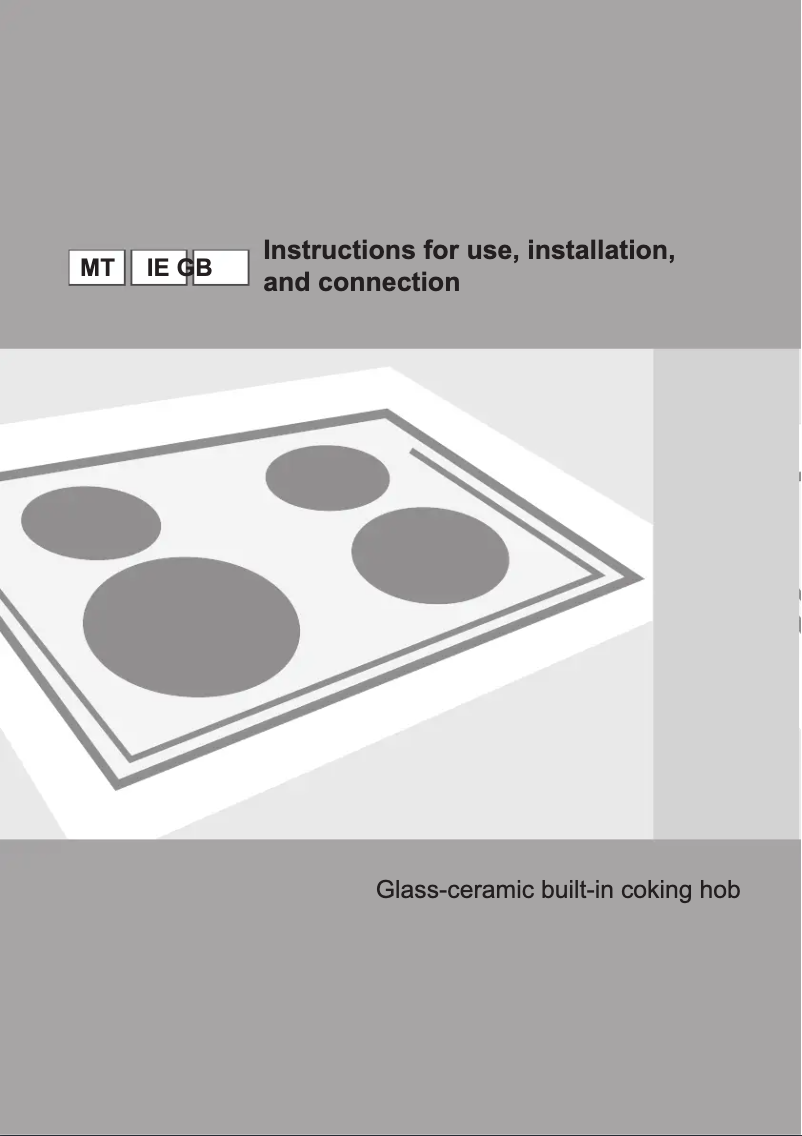 Page n°1 - Guide d'installation Gorenje ECS680USC