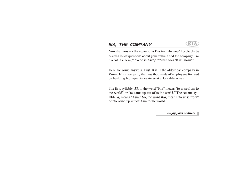 Image de la première page du manuel de l'appareil K2500 (2007)