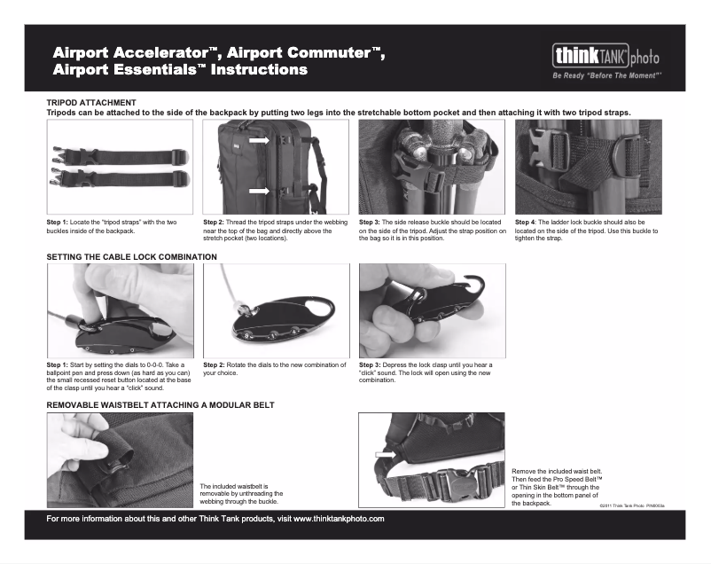 Image de la première page du manuel de l'appareil Airport Essentials