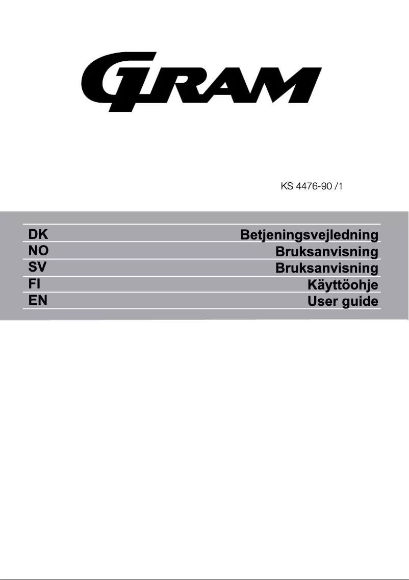 Image de la première page du manuel de l'appareil KS 4476-90/1