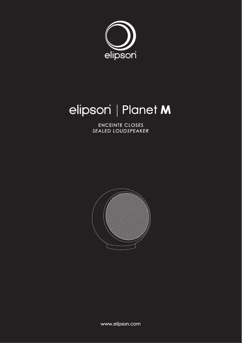 Page 1 de la notice Manuel utilisateur Elipson Planet M