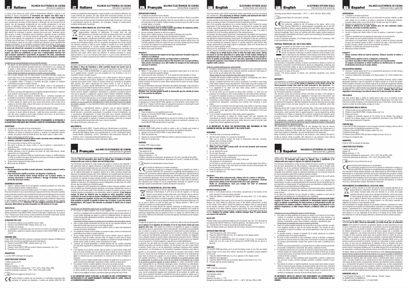 Image de la première page du manuel de l'appareil LC04