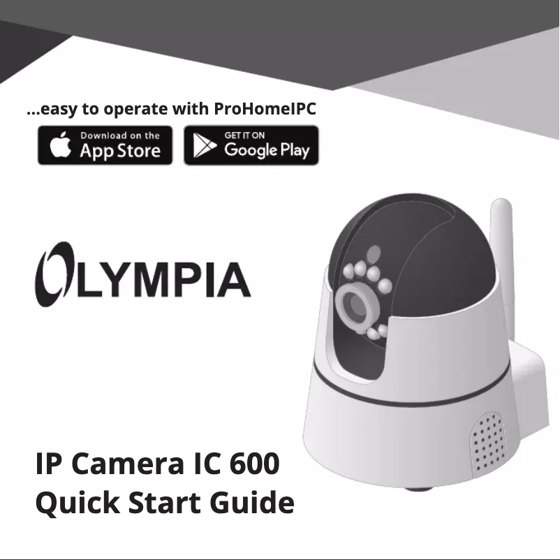 Page n°1 - Manuel utilisateur Olympia IC 600