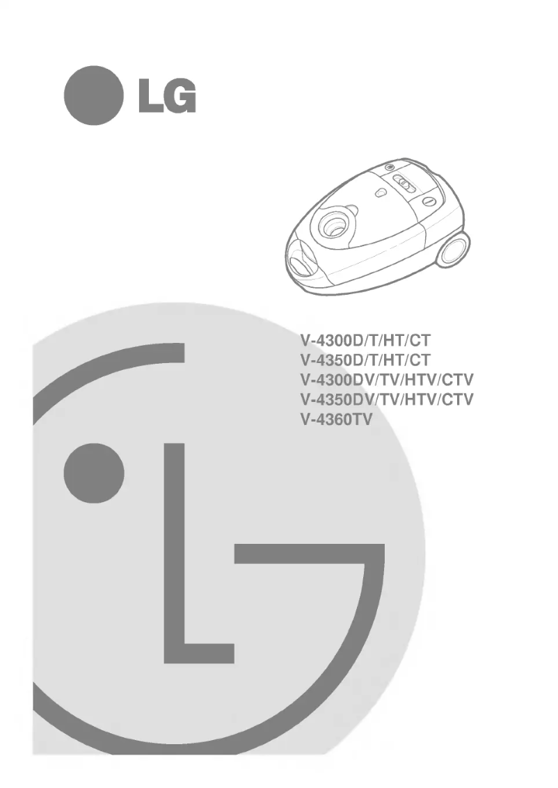 Page 1 de la notice Manuel utilisateur LG V-4350T