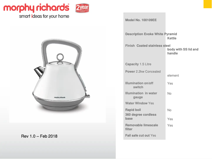 Image de la première page du manuel de l'appareil 100109