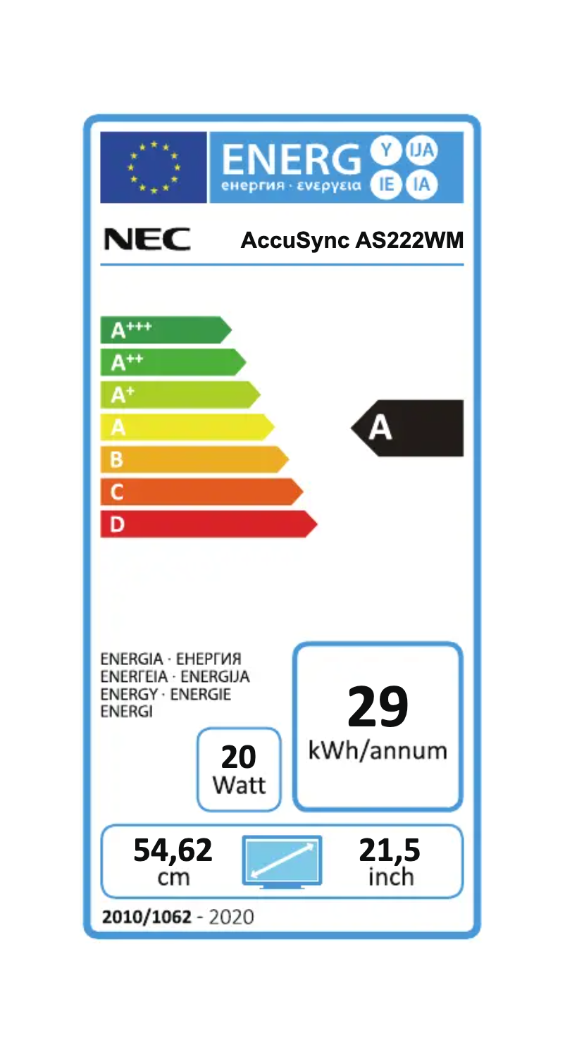 Image de la première page du manuel de l'appareil AccuSync AS222WM