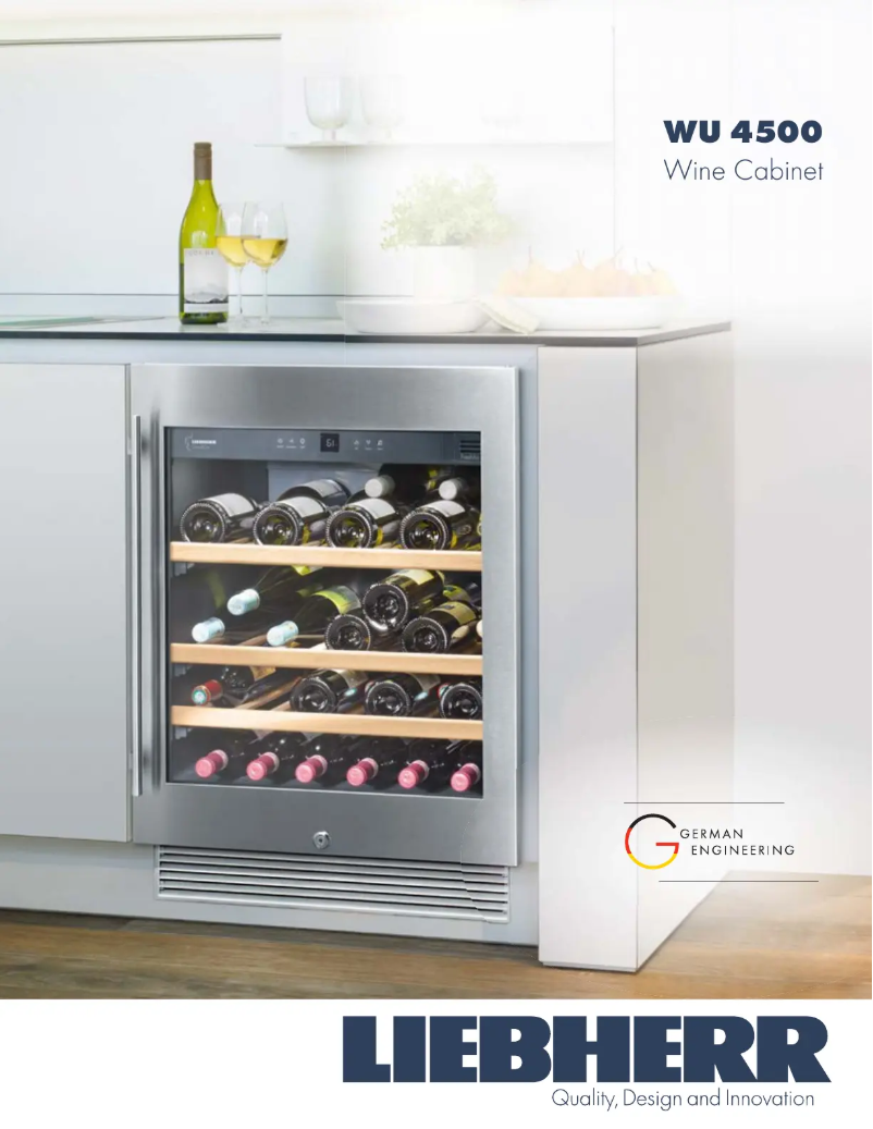 Page 1 de la notice Fiche technique Liebherr WU-4500