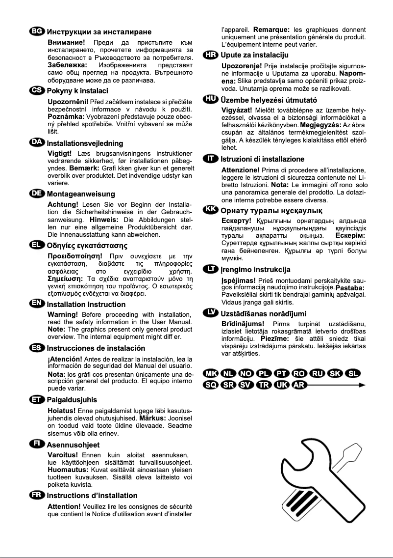 Image de la première page du manuel de l'appareil ABE812E6NC