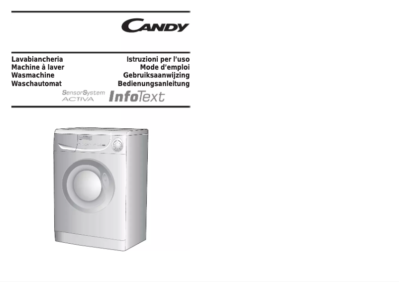 Page 1 de la notice Manuel utilisateur Candy CM166TXT-84S